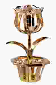 Swarovski Tulpje enkel, kristal helder