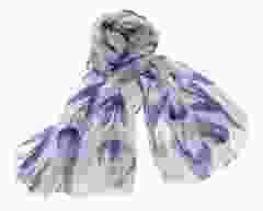 Sjaal "Tulpen Delfts Blauw - Holland"