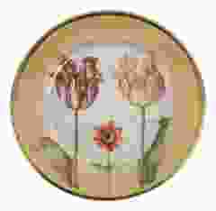 Sierbordje Tulpen Geel van Jacob Marrel, 16 cm 