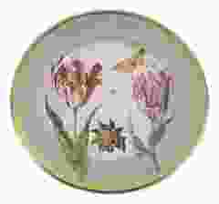 Sierbordje Tulpen Groen van Jacob Marrel, 16 cm 