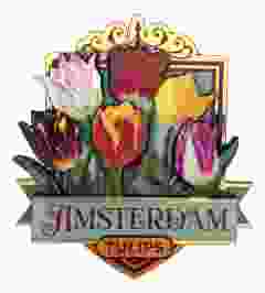Glanzende Tulpen Magneet Amsterdam