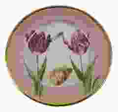 Sierbordje Tulpen Roze van Jacob Marrel, 16 cm 