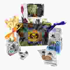 Cadeau Blik Tulpen Groen , Koekjes , Mok & Snoep