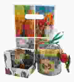 Geschenktas Tulpen Groen