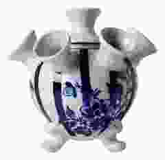 Tulpenvaas op pootjes Elegante Bloemen, 14 cm 