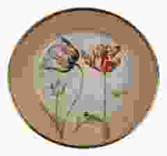 Sierbordje Tulpen Rood van Jacob Marrel, 16 cm 