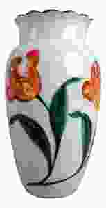 Vaas Tulp Oranje, 21cm