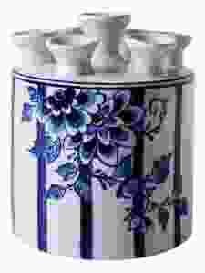 Tulpenvaas Cilinder Elegante Bloemen, 15 cm 