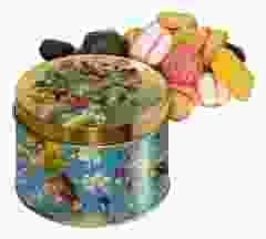 Lekkernij blik Van Gogh Bloemen met oud Hollands snoepgoed