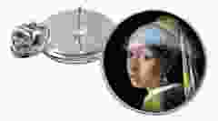 Lapel Pin Glas Vermeer Meisje met Parel