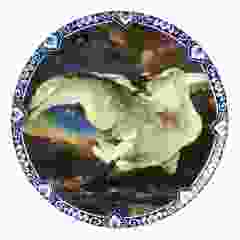 Wandbord "De Bedreigde Zwaan", 31 cm