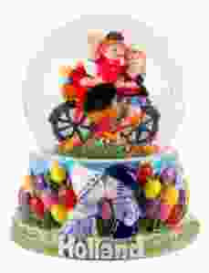 Sneeuwbol "Kussend paar" 9cm 