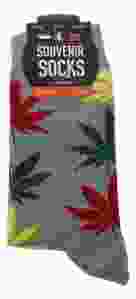 Herensokken "Wiet Grijs/Rood/Geel"