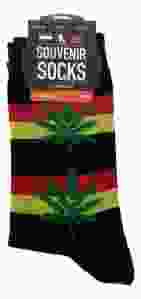 Herensokken "Wiet Rood/Geel/Zwart"