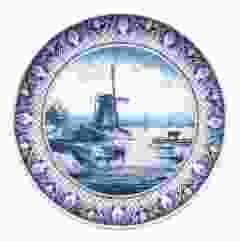 Wandbord Windmolen, 20 cm