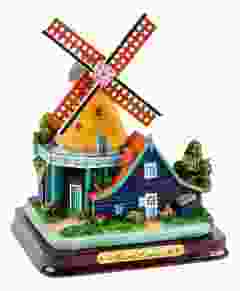 Polystone Stellingmolen Reiger , 12 cm