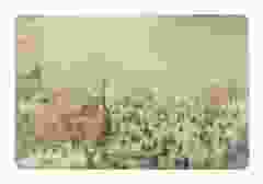 Placemat "Winterlandschap met schaatsers, Hendrick Avercamp"