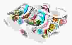 Set houten klompjes 10cm, Wit