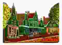 Koelkastmagneet "Zaanse huisjes"