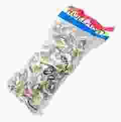 Zakje 10 paar gekleurde keramieken klompjes, 5 cm