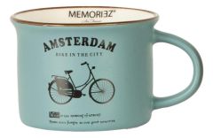 Mug Memoriez - Dutch Bicycle - Navy Matte - Small