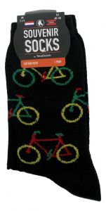 Heren Sokken "Groen/Rood/Geel Fietsen" - 40-46