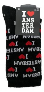 Dames Sokken "I Love Amsterdam" 35-41