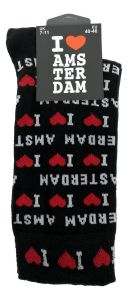Heren Sokken "I Love Amsterdam" - 40-46