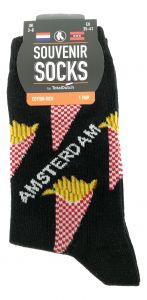 Dames Sokken "Amsterdam - Patatje" 35-41
