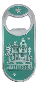 Bottle opener Amsterdam Green
