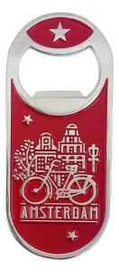 Bottle opener Amsterdam Red