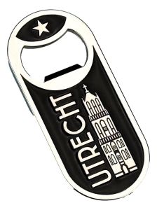 Magnet bottle opener Utrecht - black