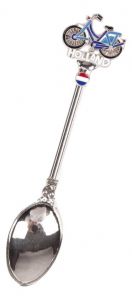 Teaspoon in a box - Blue bicycle