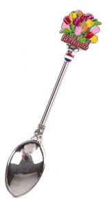 Teaspoon in a box - Coloured tulips