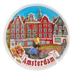 Plate Girl on a bicycle, 20 cm