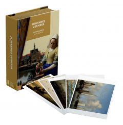 Postkaartbox Johannes Vermeer, 50 stuks