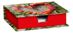Notitieblok / Memobox Tulpenhart