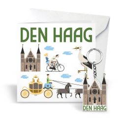 Giftcard Den Haag met sleutelhanger