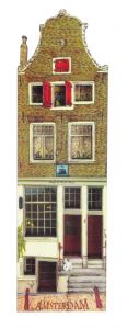 Koelkast magneet Amsterdam "Huis met 2 deuren Amsterdam"