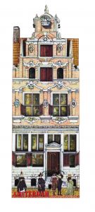 Koelkast magneet Amsterdam "De Gecroonde Raep"