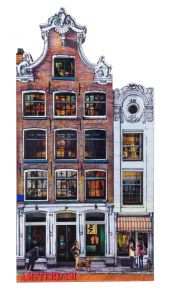 Koelkast magneet Amsterdam "Kloveniersburgwal Amsterdam"
