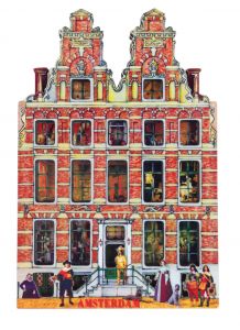 Koelkast magneet Amsterdam " De Dolfijn"