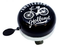 Bicycle bell Amsterdam bike black - small