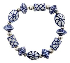 Armband delfts blauw