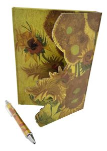 Notitieboek A5 Zonnebloemen - Magnetische Sluiting - Inclusief Pen