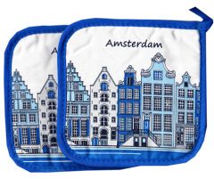 Pannenlappen Amsterdam Delftsblauw