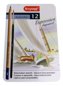 Bruynzeel Aquarel Kleurpotloden - Expression Aquarel 12