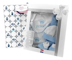 Baby Cadeauset "Prinsje" , 5 delige set