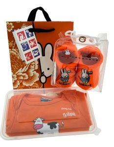 Nijntje Baby Cadeauset "Oranje Romper"