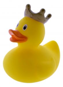 Rubber duck Crowned - Yellow